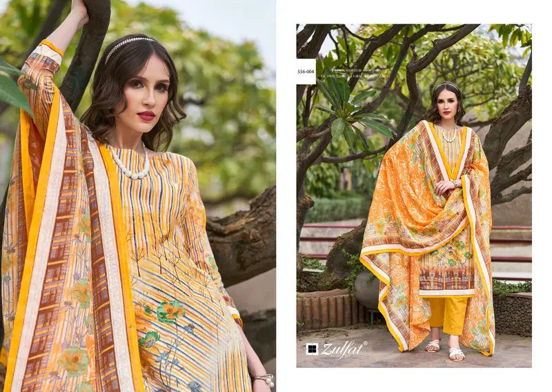 Maryam Vol 5 By Zulfat Printed Cotton Dress Material wholesale Price In Surat
